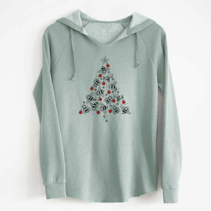 Christmas Tree of Bees - Cali Wave Hooded Sweatshirt Cozy Hoodies & Sweatshirts