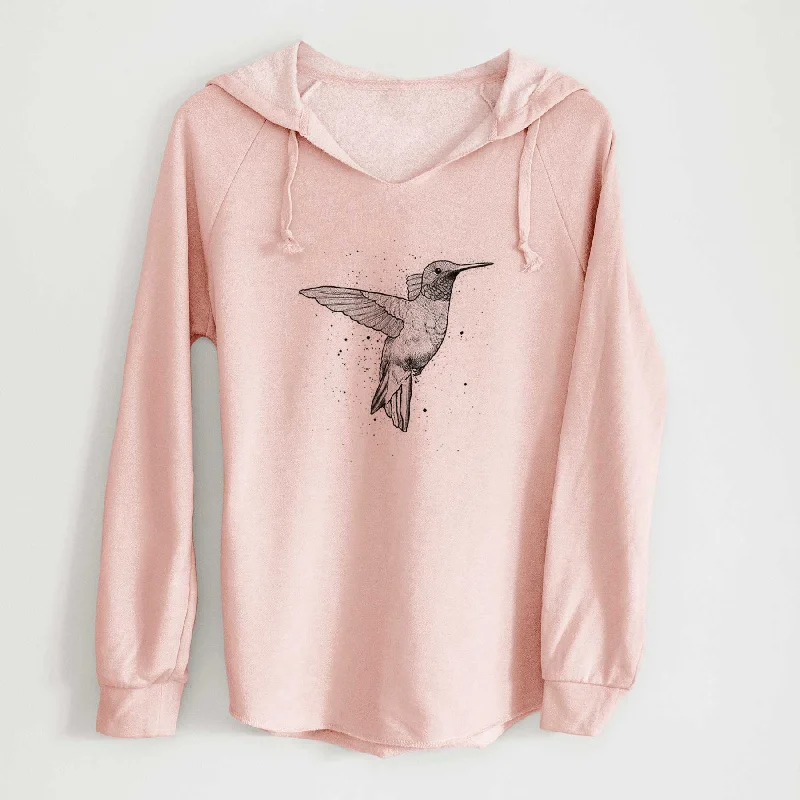 Archilochus Colubris - Ruby-throated Hummingbird - Cali Wave Hooded Sweatshirt Lightweight Hoodie Sweatshirt