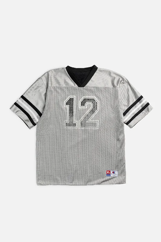 Vintage Reversible Football Jersey - M Stylish Sweatshirt Look