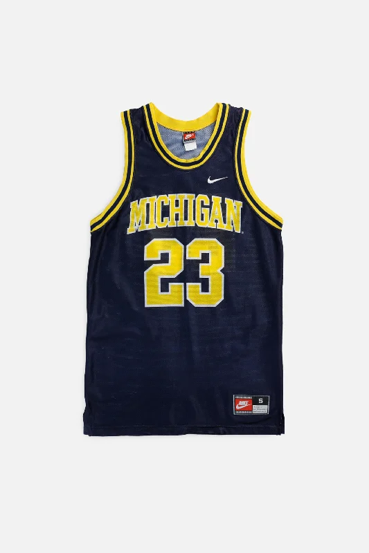 Vintage Michigan Wolverines NCAA Basketball Jersey - S Comfortable Women’s Hoodies