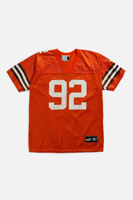 Vintage Cleveland Browns NFL Jersey - S Hoodie with Drawstrings