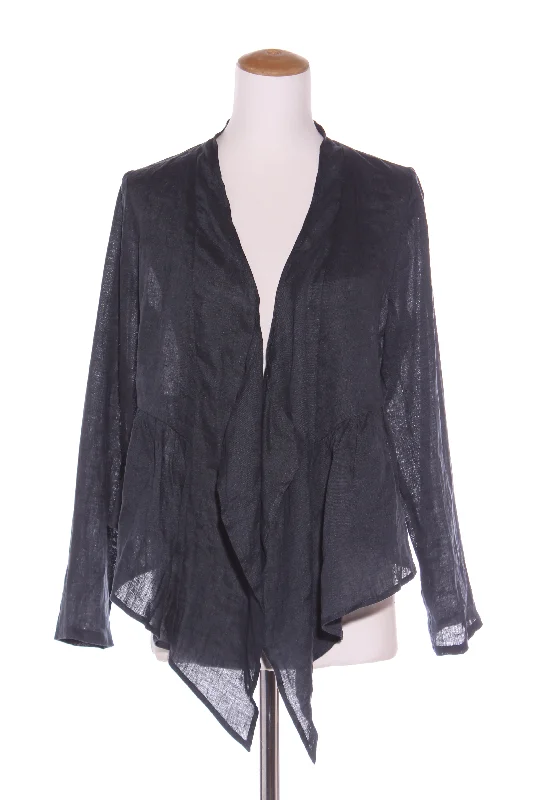 EB & IVE - Ruffle trim linen crop jacket! 10-12 Hoodie Sweatshirt for Fall