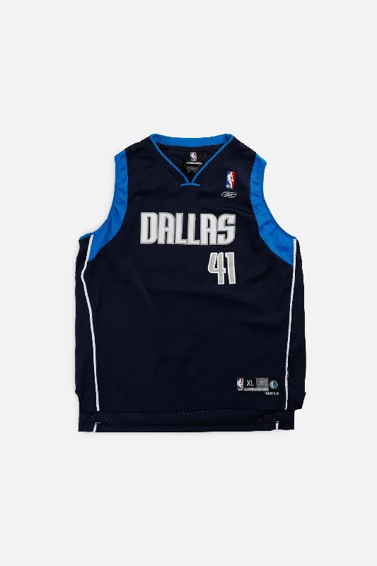 Vintage Dallas Mavericks NBA Jersey - XL Cozy Zip Hoodie