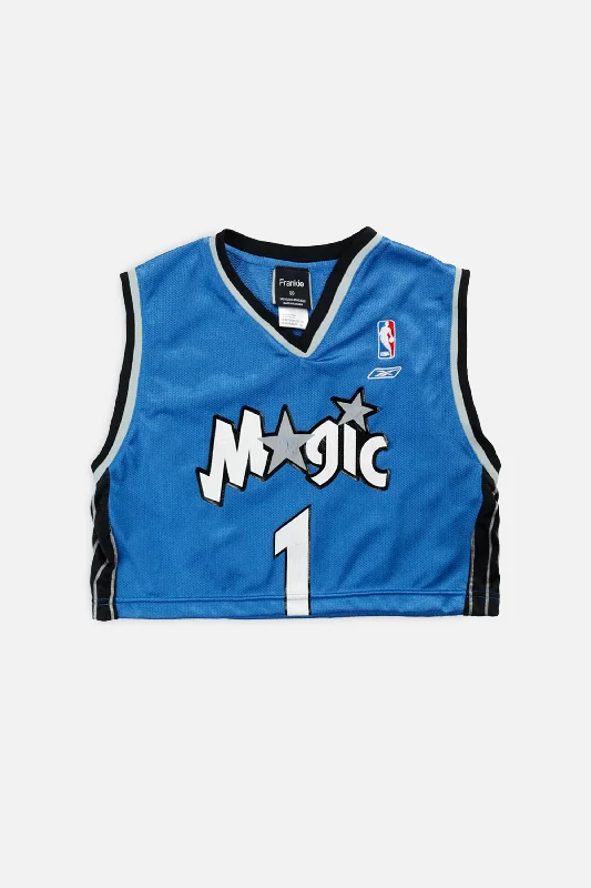 Rework Orlando Magic NBA Crop Jersey - XS Casual Hoodie Sweatshirt Look