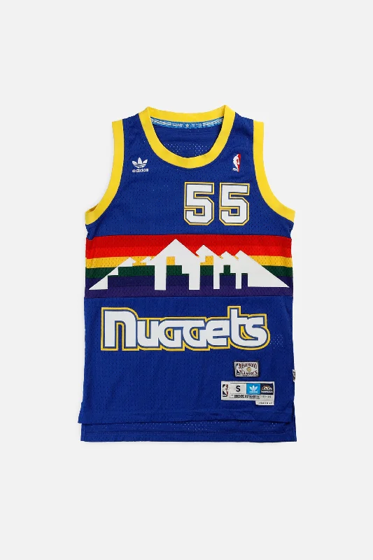 Vintage Denver Nuggets NBA Jersey - S Soft Sweatshirts with Logo