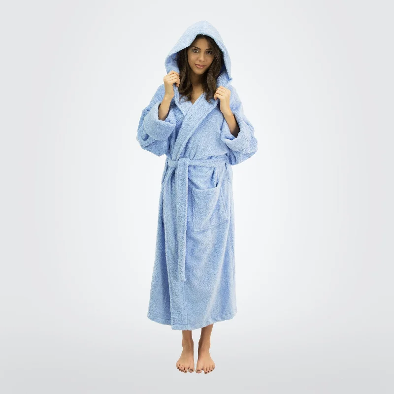 Women's Bamboo Hooded Robe Satin Bridal Set