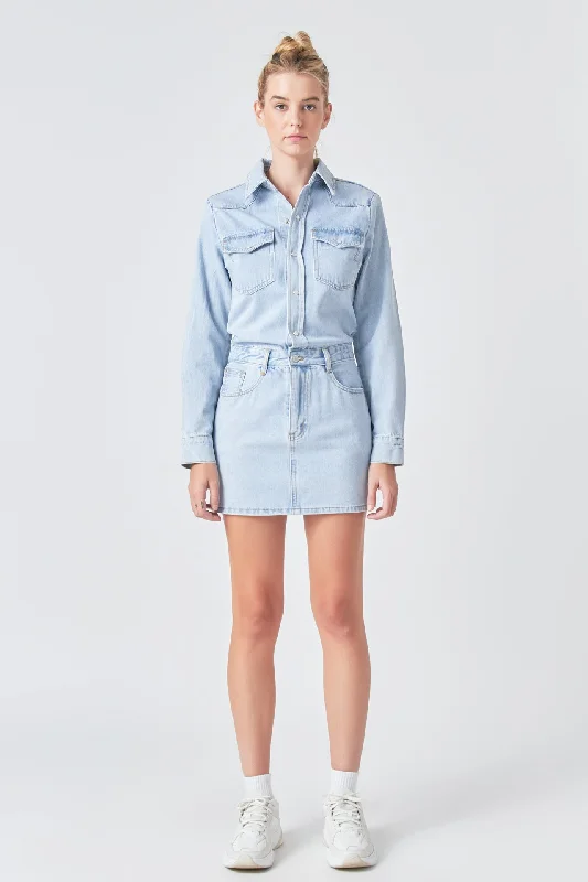 Denim Mini Dress ASOS mini dresses