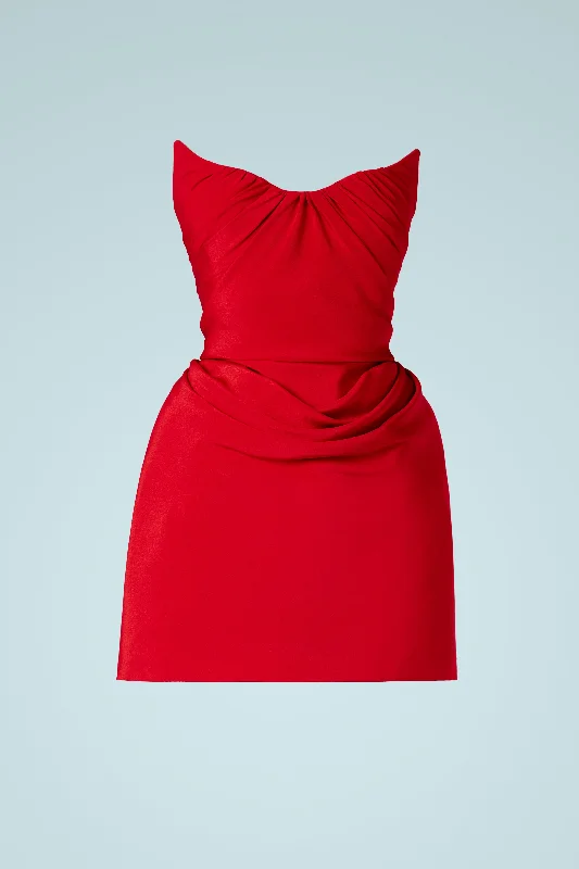 THE MOTION EDIT MINI RED DRESS Fashion-forward mini dresses