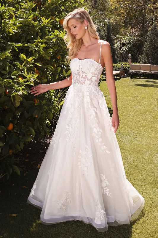 **Cinderella Divine's Enchanting Bridal Gown: Radiate Beauty on Your Special Day** Floral Bridal Gown