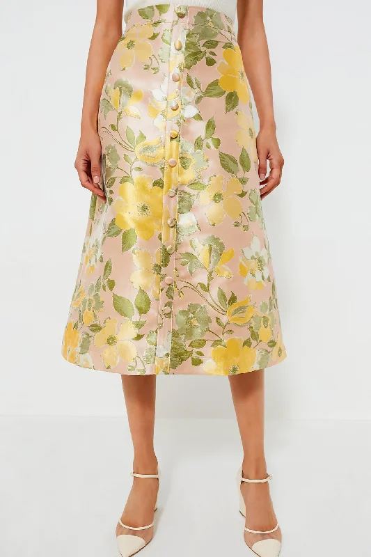 Lotus Jacquard Adalyn Skirt Pleated unclassified skirts