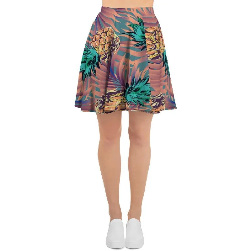 Pineapple Hawaiian Print Women's Skirt Summer unclassified skirts