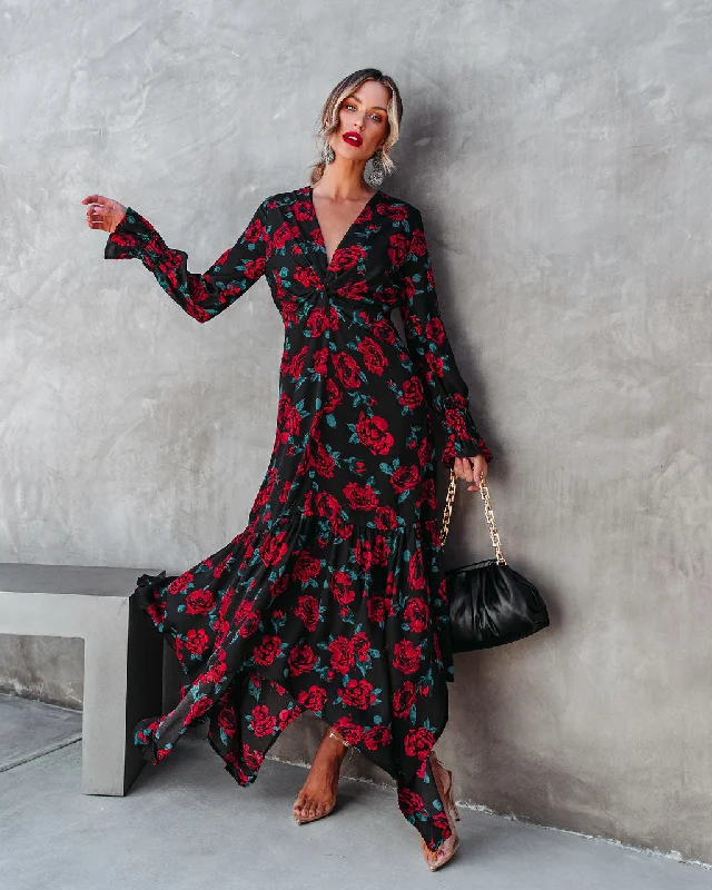 Fall In Love So Easily Floral Maxi Dress ASOS maxi dresses