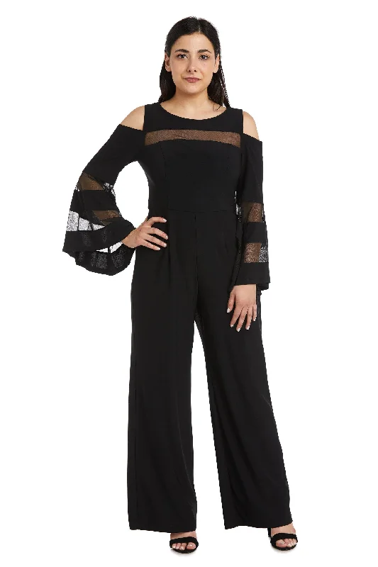 R&M Richards 2469P Petite Long Formal Jumpsuit Casual maxi dresses