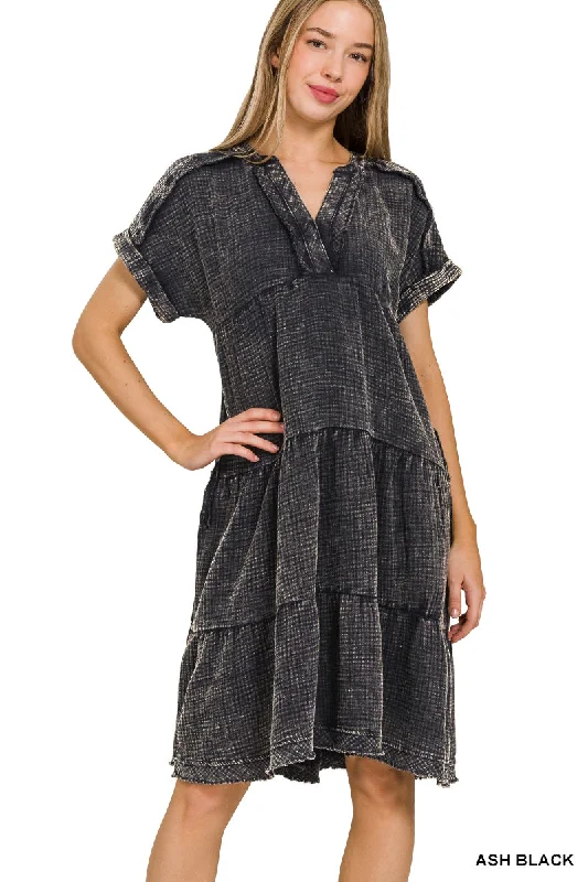 Ash Gauze Dress Tiered unclassified dresses