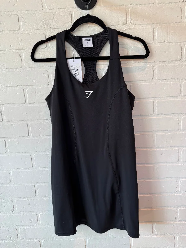 Athletic Dress By Gym Shark In Black, Size: M Bright color unclassified dresses