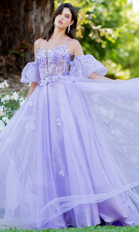 Lilac Purple Prom Ball Gown 8130J Soft fabric unclassified dresses