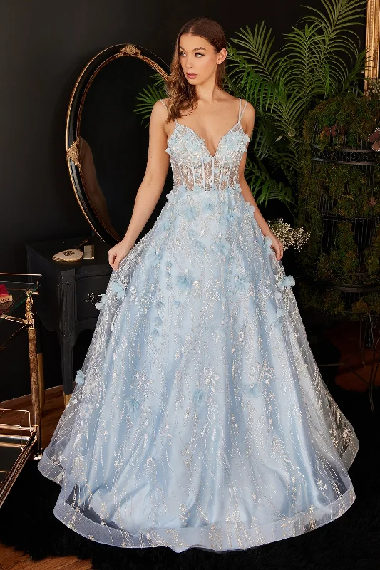 Cinderella Divine CB105: Floral Symphony for Unforgettable Occasions Smocked floral dresses