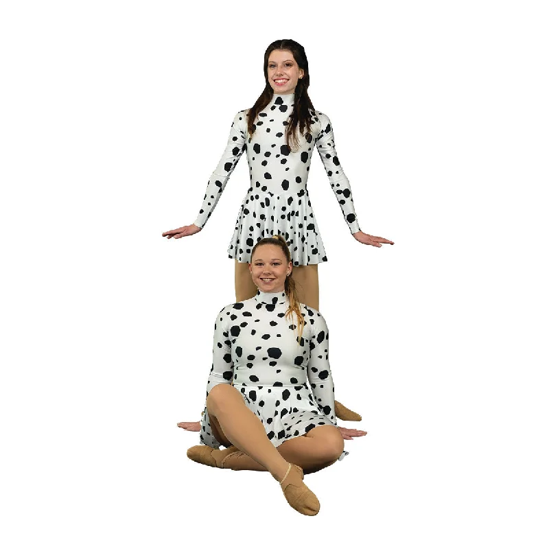 Dalmatian Dot Dress Backless unclassified dresses