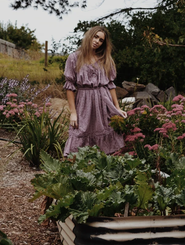 MORNING SONG DRESS DUSTY LAVENDER (WITHOUT SMOCKING) Vintage unclassified dresses