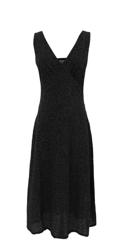 Crista Woven dress, by Frnch (Black) Flowy unclassified dresses