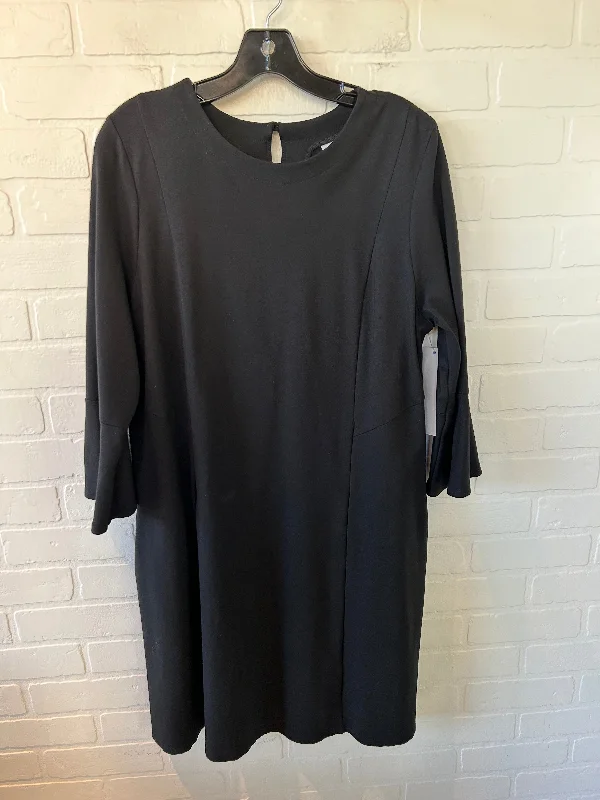 Dress Work By J. Jill In Black, Size: L Casual chic unclassified dresses