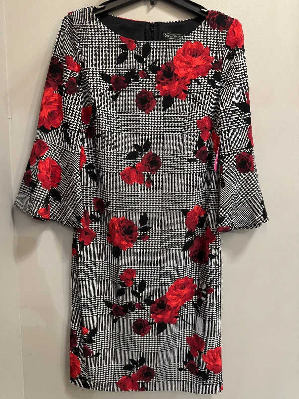 Dress Work By Jessica Howard In Black & Red, Size: M Breathable unclassified dresses