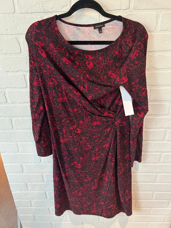 Dress Work By Talbots In Black & Red, Size: S Fall unclassified dresses