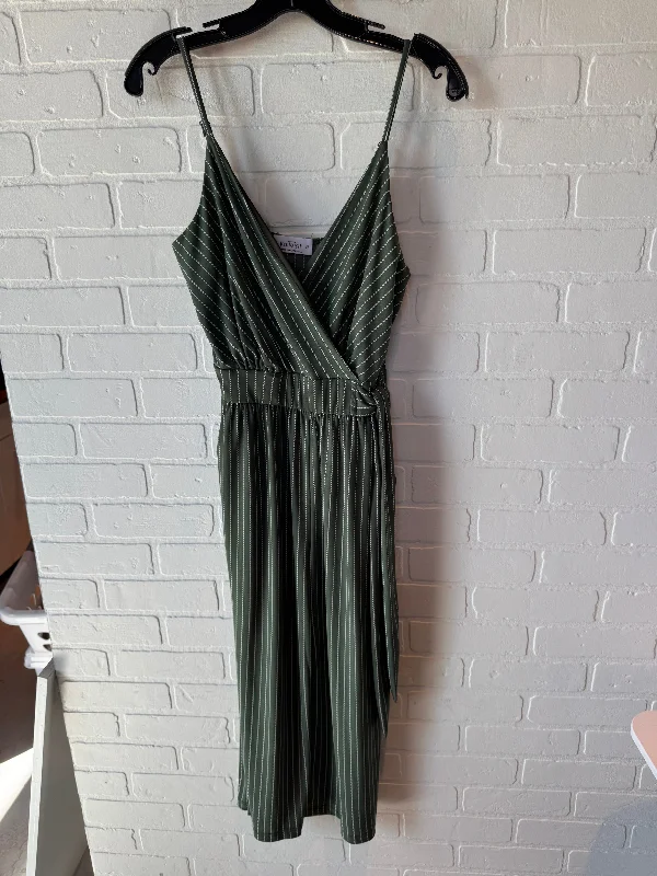 Jumpsuit By Kaleigh In Green & White, Size: S Y2K unclassified dresses