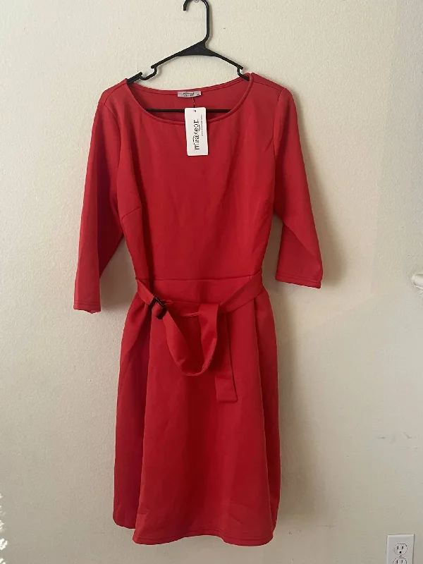 Meaneor Red Dress Size Anniversary unclassified dresses