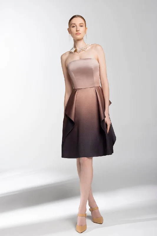 Mikado ginger gradient mikado dress Winter unclassified dresses