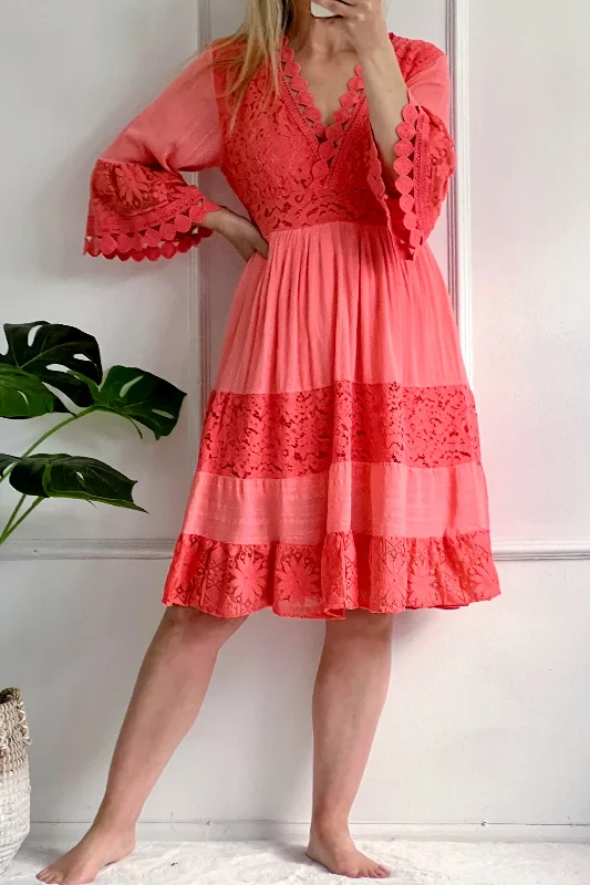 Rio Dress | Coral Cocktail unclassified dresses