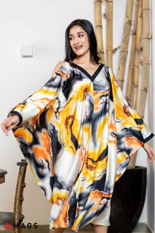 Satin Sway Caftan Dress Knitted unclassified dresses