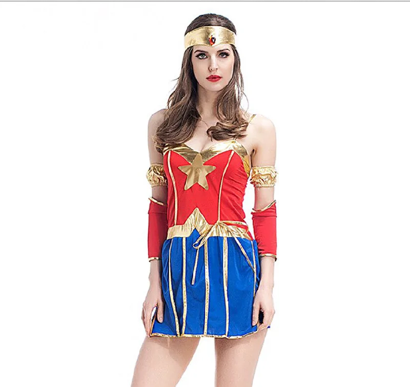 Wonder Woman dress for Girls - Superhero theme costume for Females Petite unclassified dresses