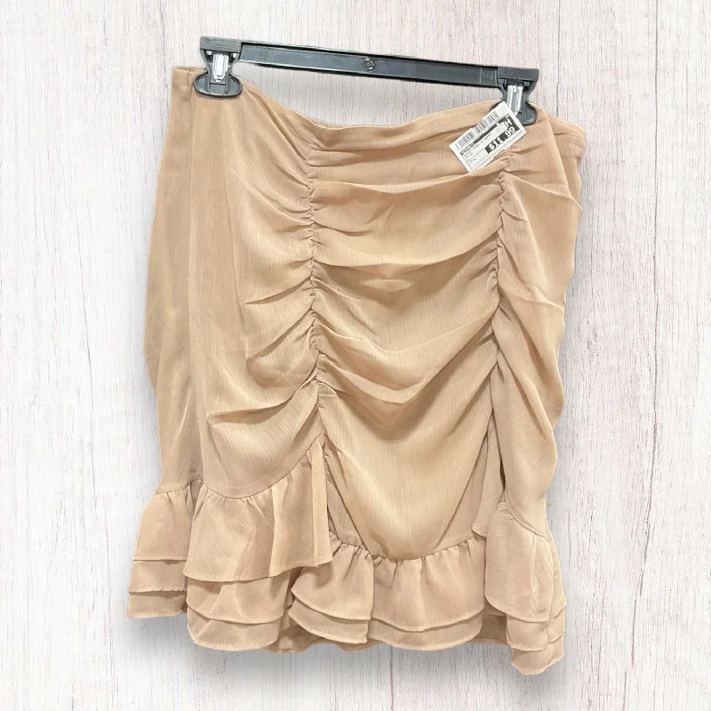 Beige Skirt Mini & Short Express, Size L Camo Mini Skirt