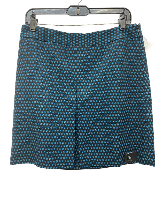 Black & Blue Skirt Mini & Short Loft, Size 10petite Vintage Mini Skirt