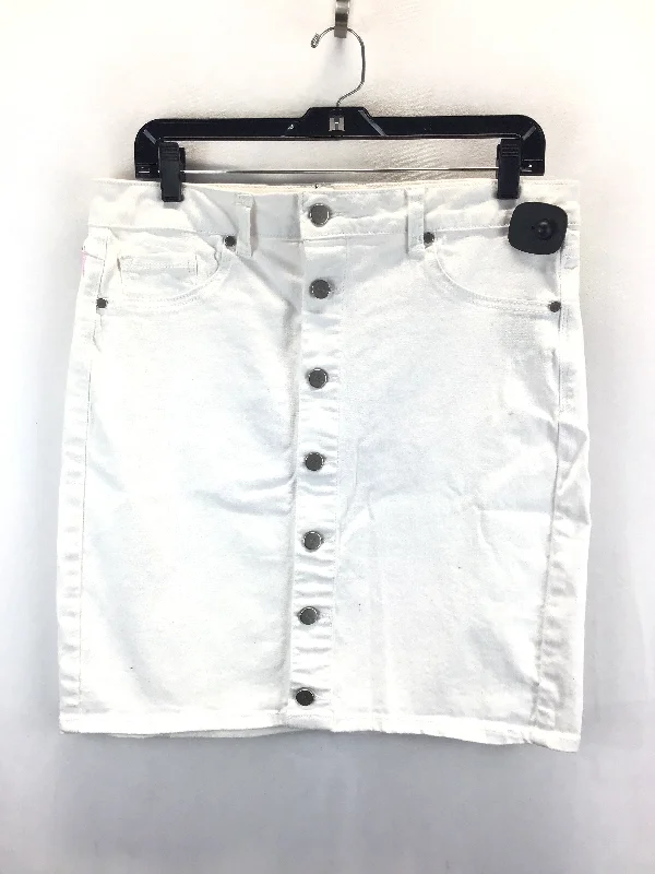 Skirt Mini & Short By 1822 Denim In White, Size: 12 Bodycon Mini Skirt