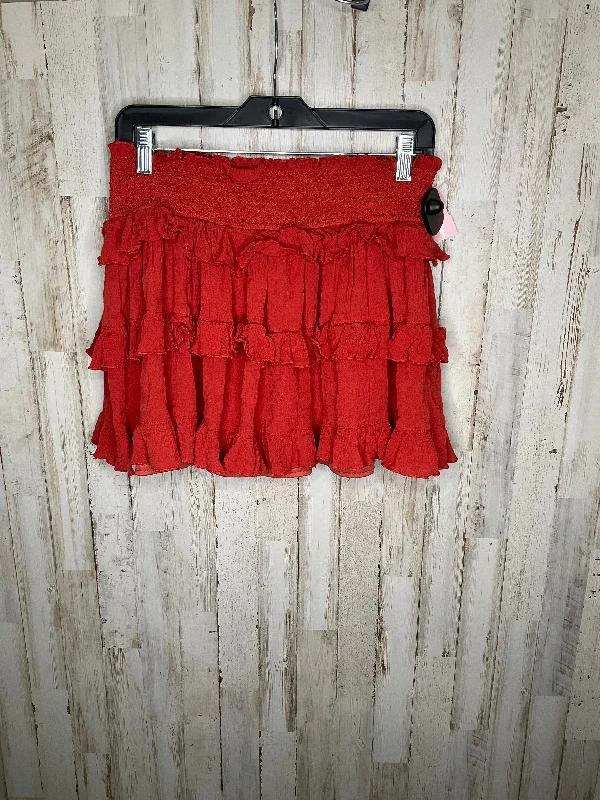 Skirt Mini & Short By Altard State In Red, Size: L Colorblock Mini Skirt