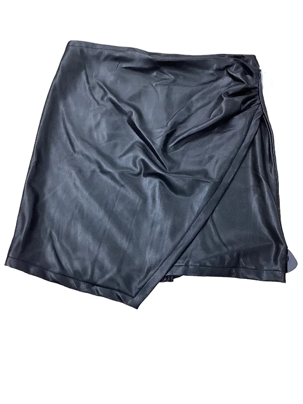 Skirt Mini & Short By Bar Iii In Black, Size: 14 Sexy Leather Skirt