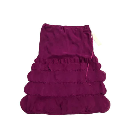 Skirt Mini & Short By Cmb In Purple, Size: M Mini Skirt with Pockets