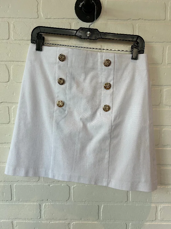 Skirt Mini & Short By Counterparts In White, Size: 8petite A-line Mini Skirt