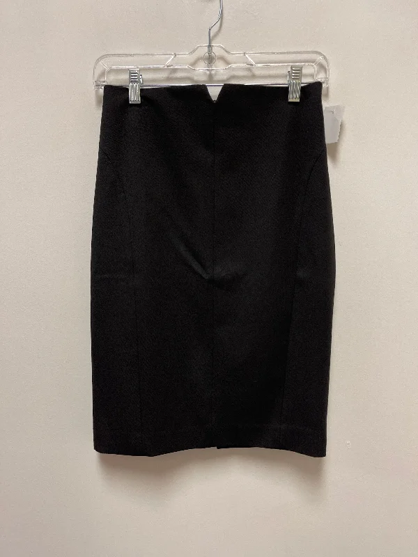 Skirt Mini & Short By Express In Black, Size: 0 Ripped Mini Denim Skirt