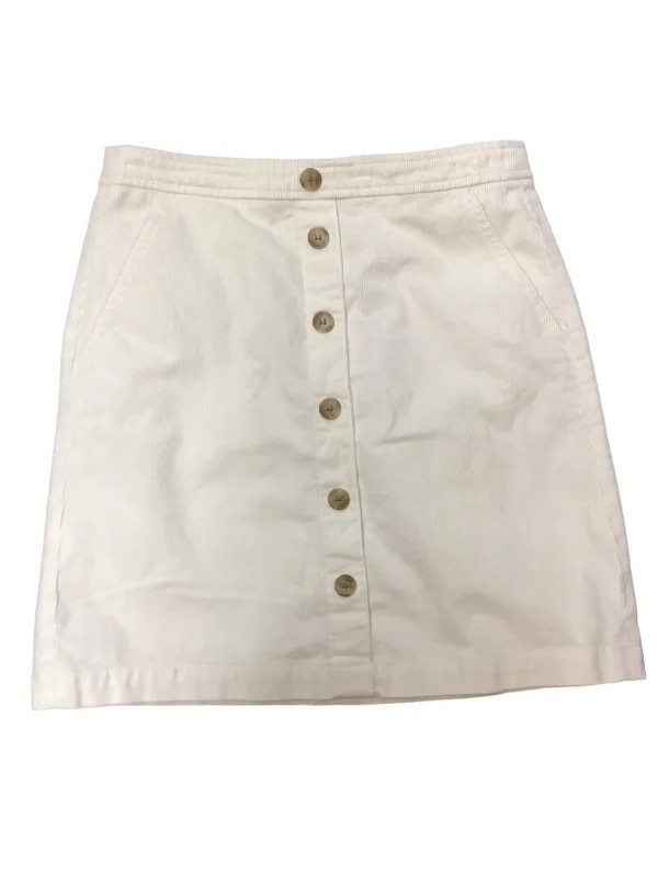 Skirt Mini & Short By J. Crew In Beige, Size: Xs Ripped Denim Skirt