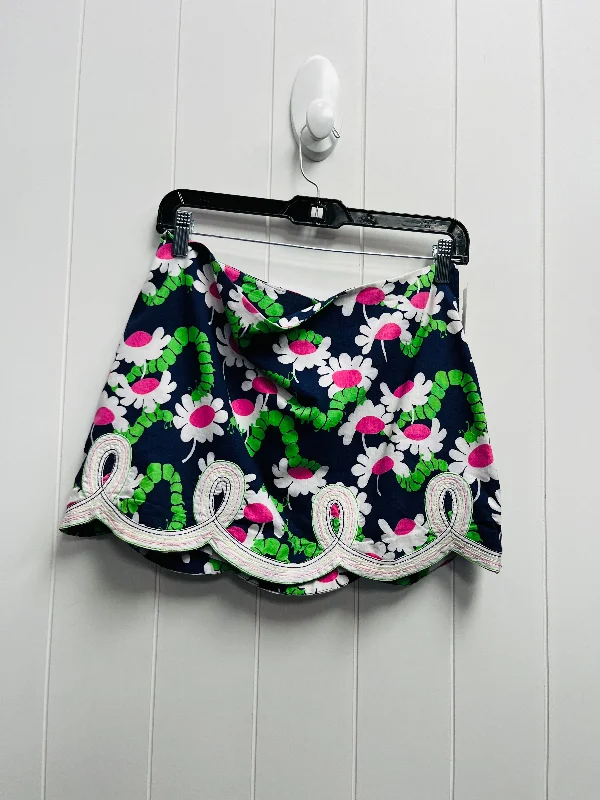 Skirt Mini & Short By Lilly Pulitzer In Navy, Size: 6 Mini Skirt Set