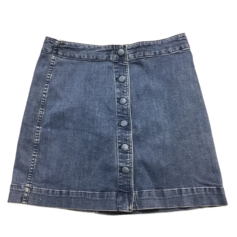 Skirt Mini & Short By Madewell In Blue Denim, Size: 6 Sexy Mini Skirt