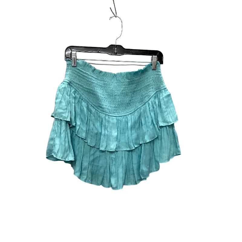 Skirt Mini & Short By Mustard Seed In Blue, Size: L Trendy Mini Skirt