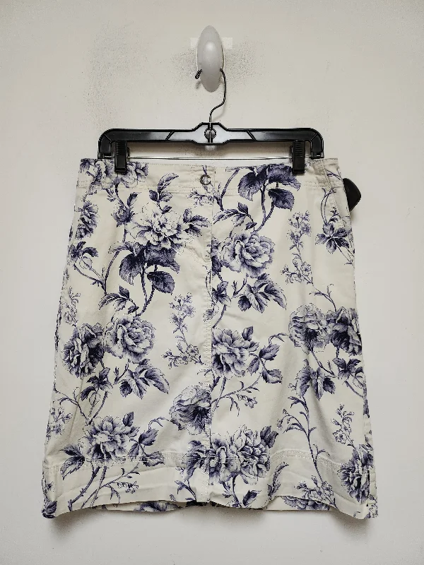 Skirt Mini & Short By Talbots In Floral Print, Size: 10 Mini Skirt Fashion