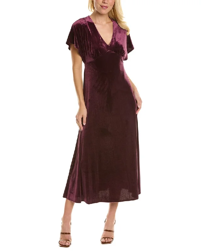 Taylor Stretch Velvet Maxi Dress Summer Beach Maxi