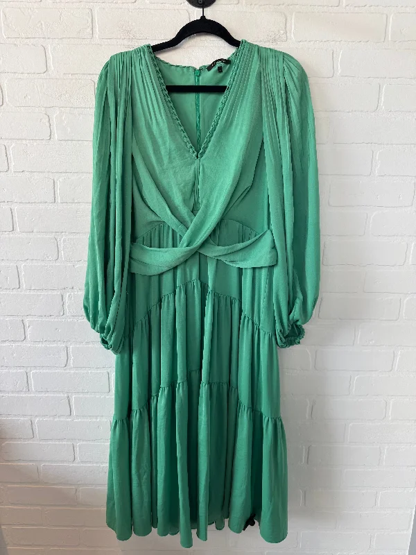 Dress Casual Midi By Kobi Halberin In Green, Size: L Midi Skirt Chic