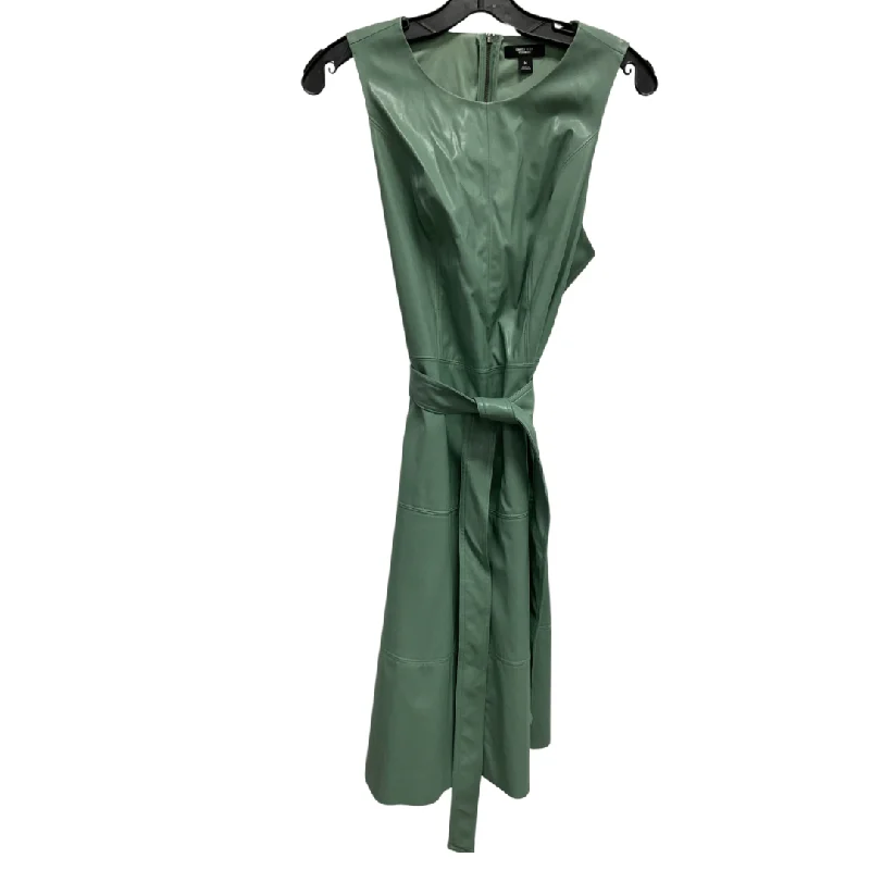 Dress Casual Midi By Simply Vera In Green, Size: M Fitted Midi Skirt