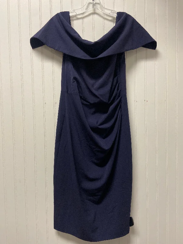 Dress Party Midi By Vince Camuto In Navy, Size: L Formal Midi Skirt